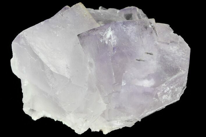 Lustrous Purple Cubic Fluorite Crystals - Morocco #80341